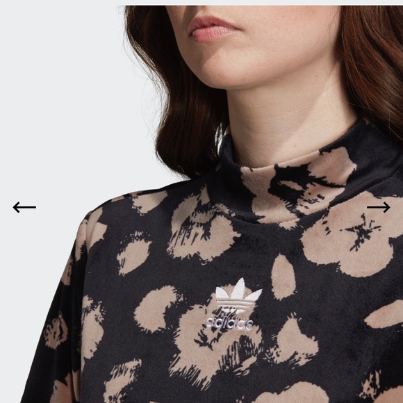 NWT Adidas Bellvista Velvet Dress size Large - Picture 5 of 7